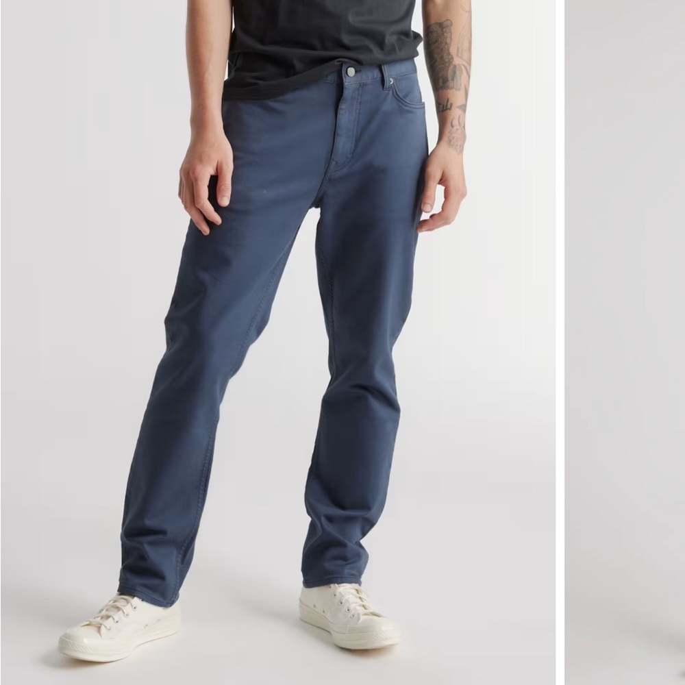 New Mens Quince Comfort Stretch Traveler 5 Pocket Pants Navy